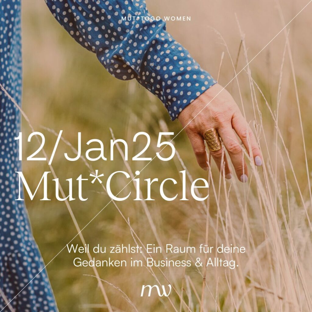 Mut*Circle mit Karoline Konrad, Januar 2025 in Leipzig